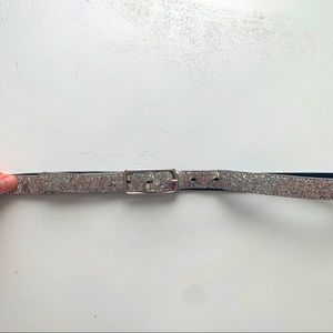 * 2 for $20* J.Crew Silver Glitter Belt